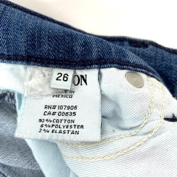 Hudson Krista Super Skinny Blue Jeans - Light Wash, Low Rise Size 26 - Picture 8 of 10